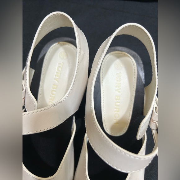 TORY BURCH Lug leather platform clogs size 8.5 - Picture 9 of 11